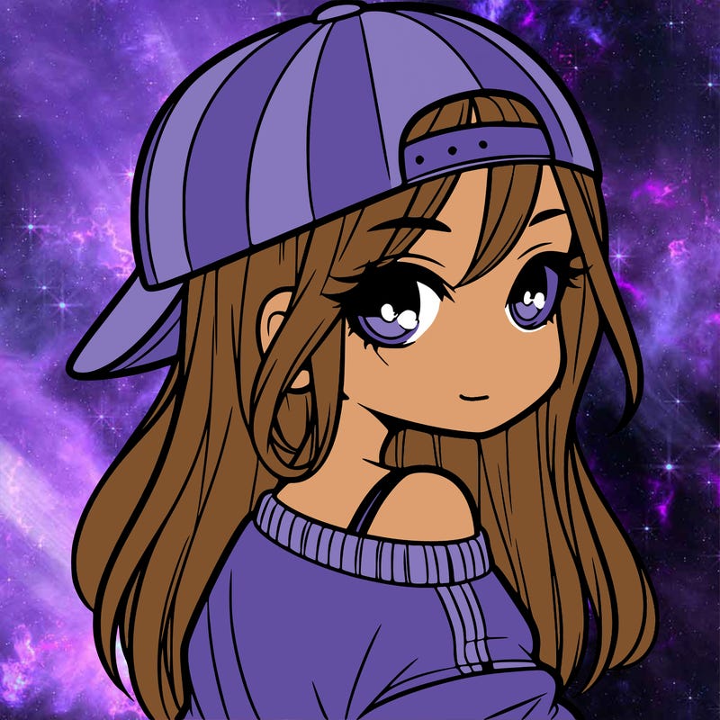 girl with a backward hat on