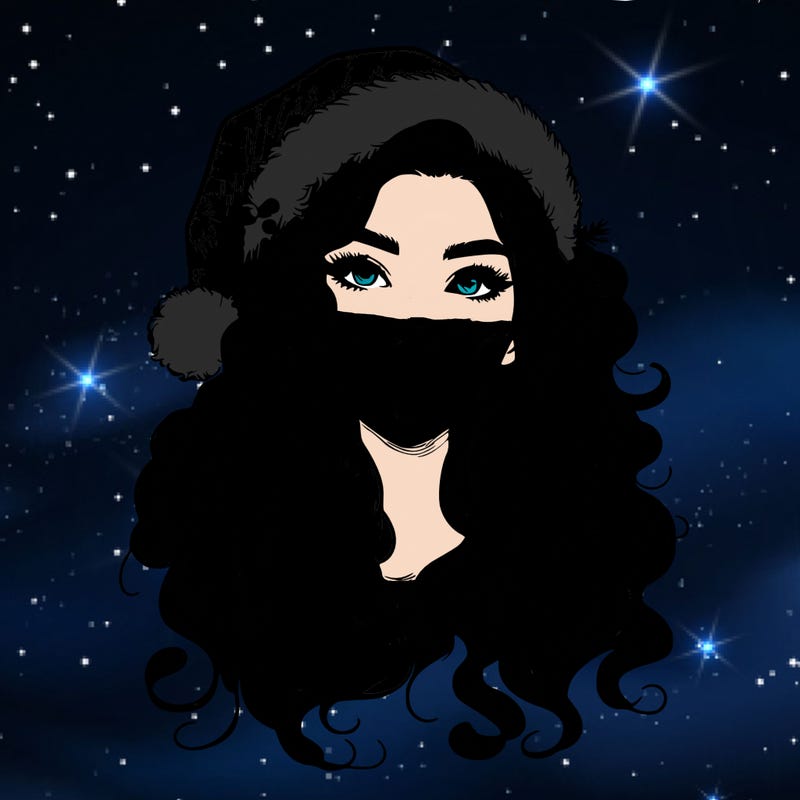 realistic christmas girl with wavy hair and lips