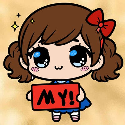 cute girl holding a sign