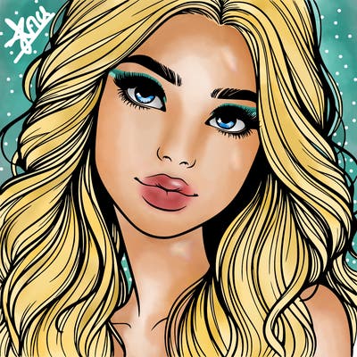 beautiful realistic girl