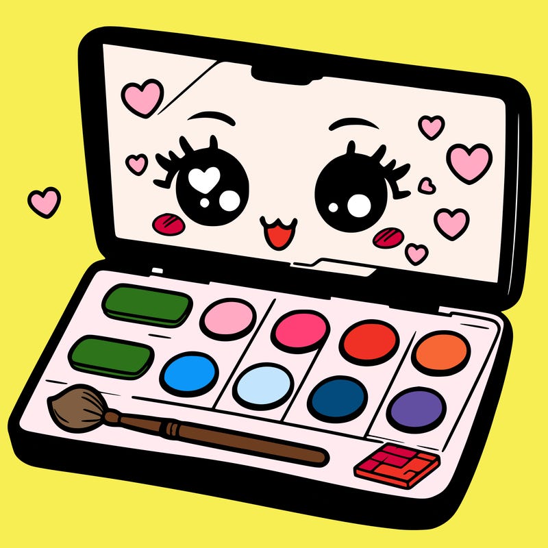 makeup pallet