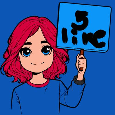 realistic girl holding up a sign