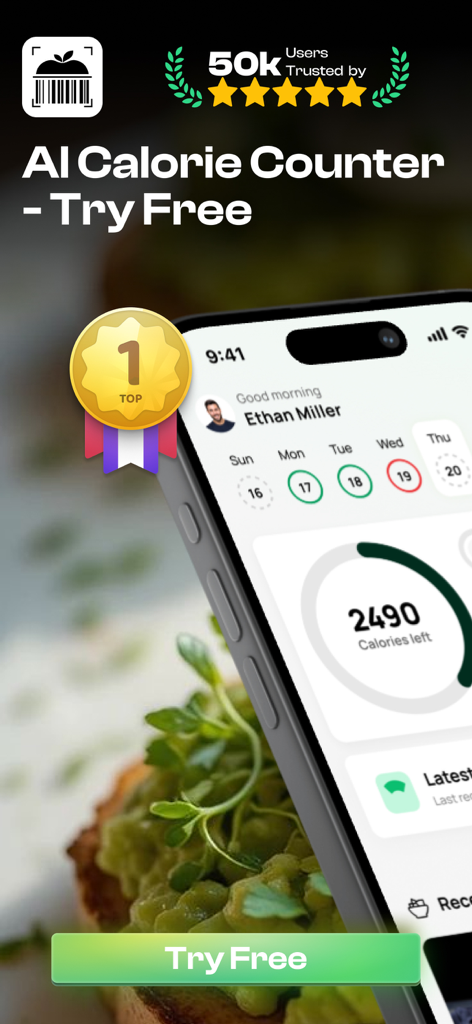 Dietfit AI Calorie Counter app dashboard showing calorie tracking and daily progress.