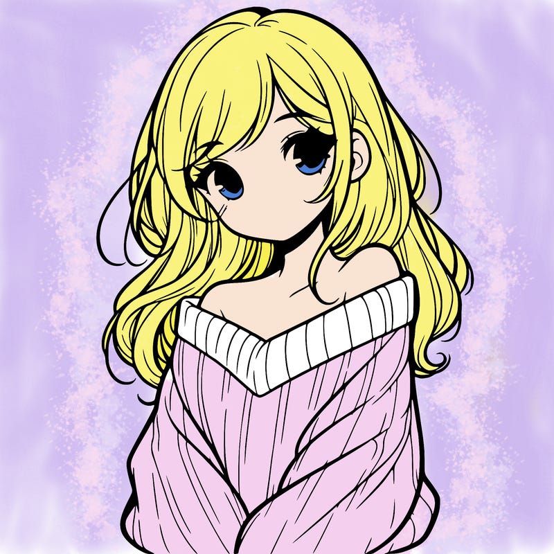 shy pretty girl wearing a sweater that is falling off one shoulder portrait