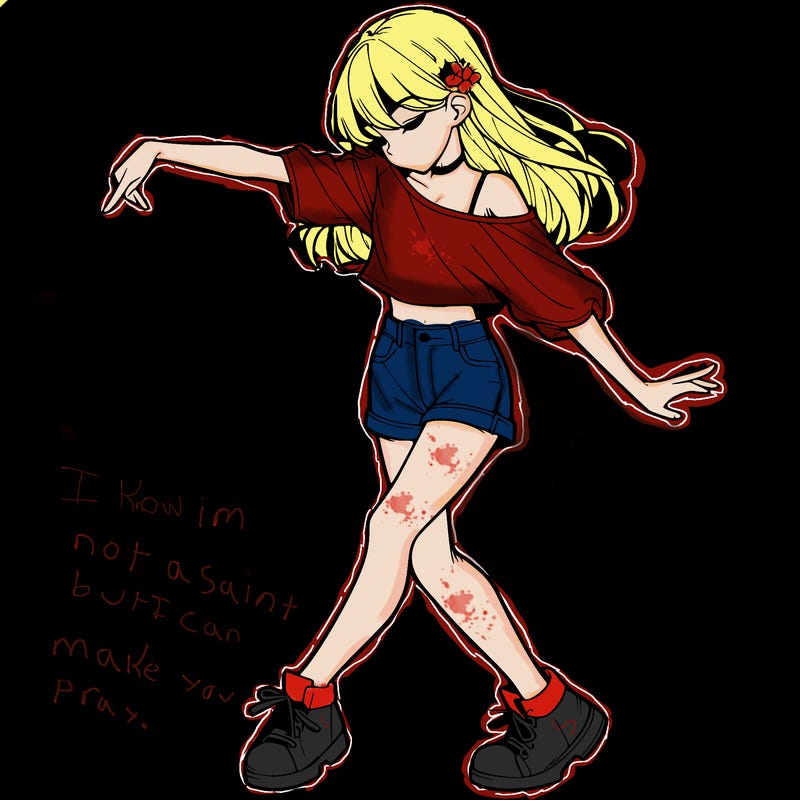 realistic girl danceing