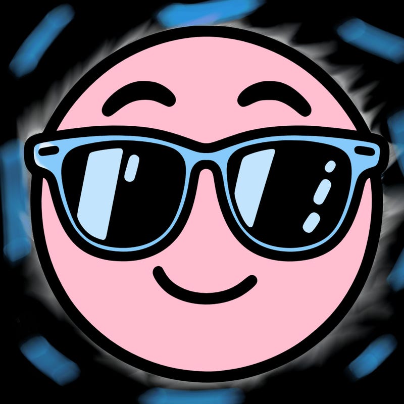 emoji with sunglasses