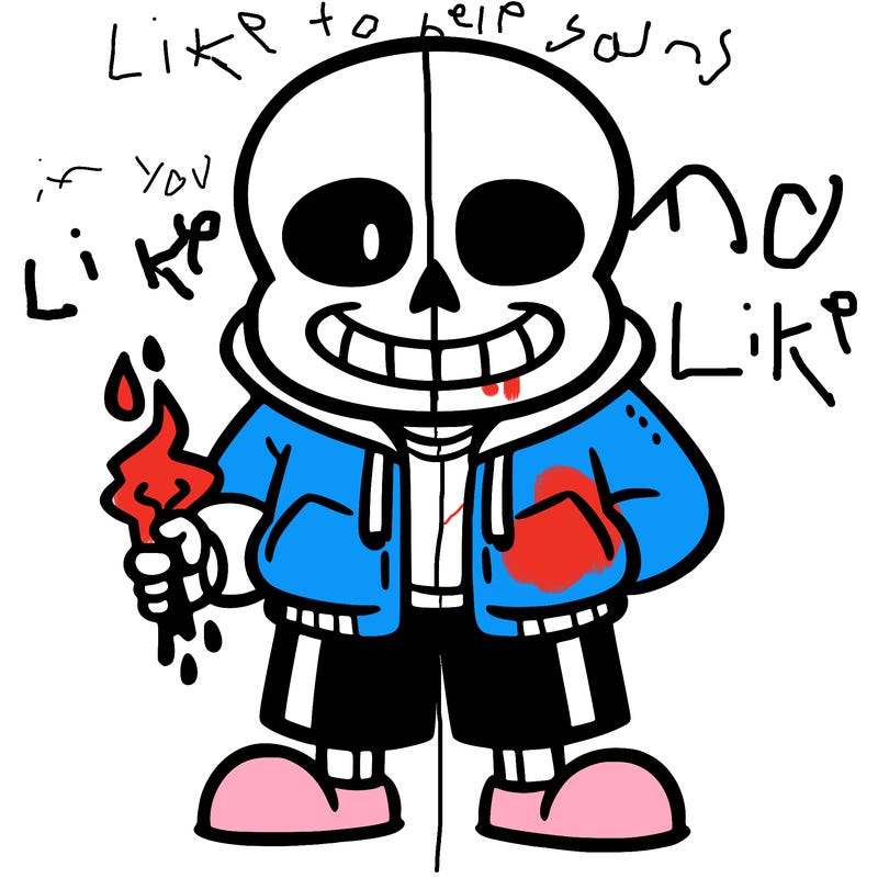 sans undertale scary