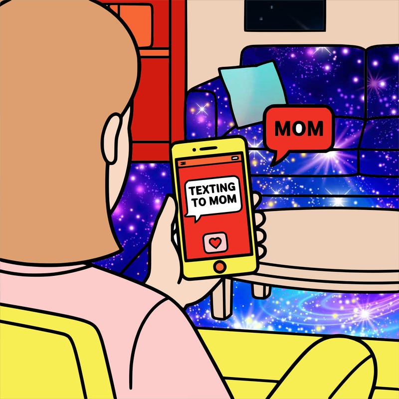 texting to mom