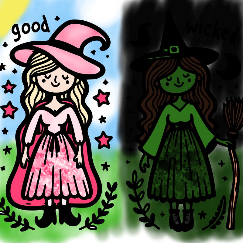 wicked glinda and elphaba