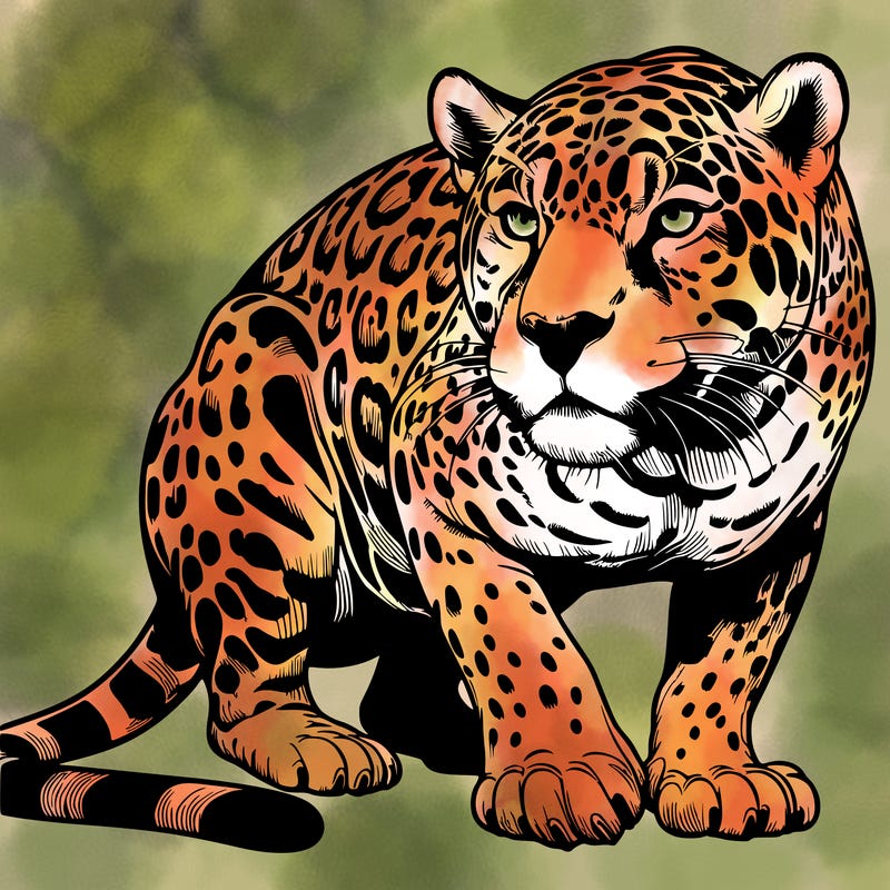realistic jaguar