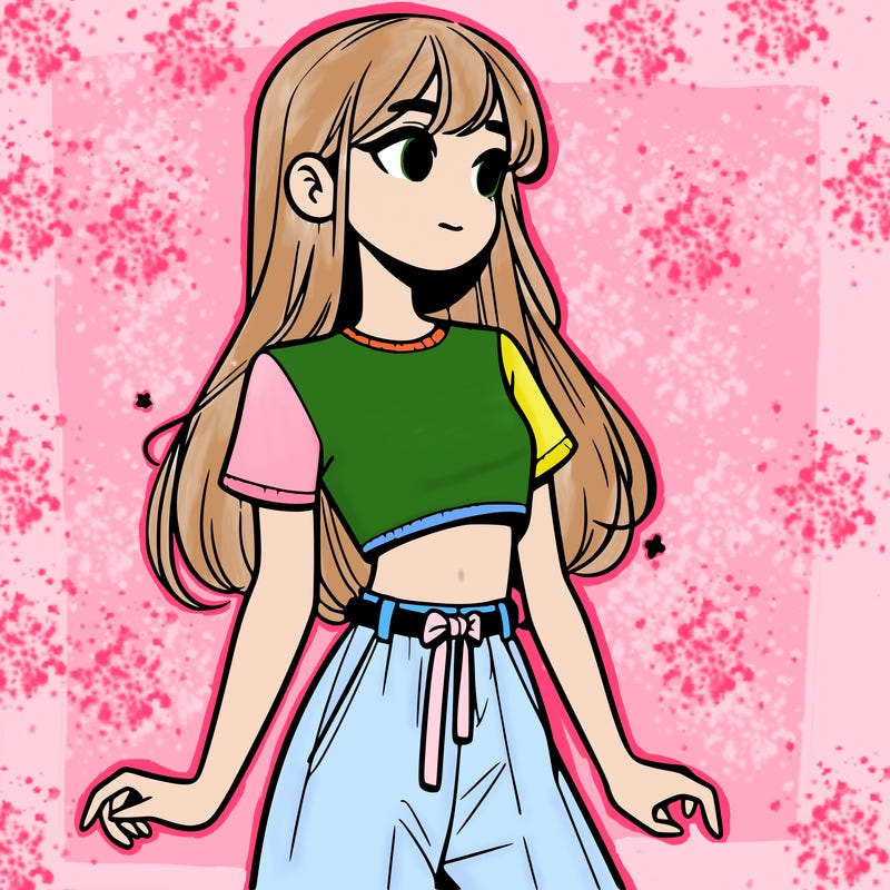 girl in a cute crop top