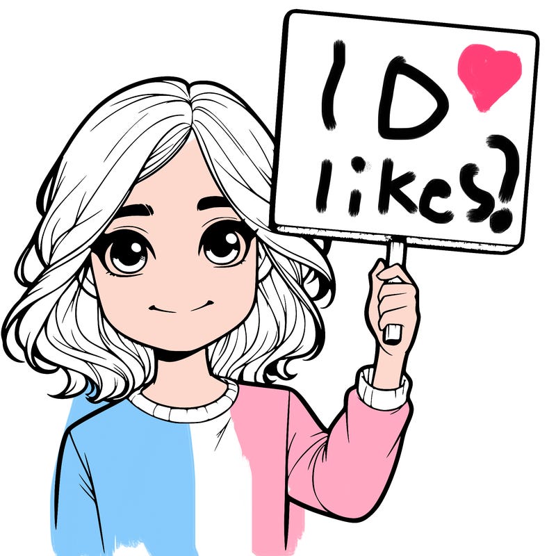 realistic girl holding up a sign