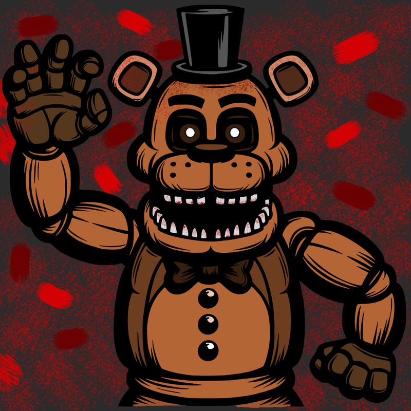 scary freddy fazbear