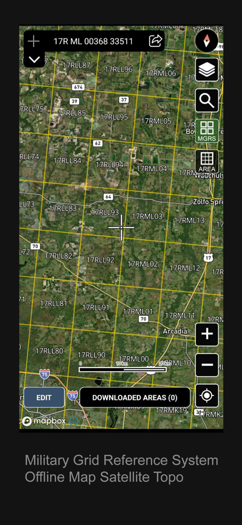 MGRS Offline Map Satellite - Navigation App | MWM
