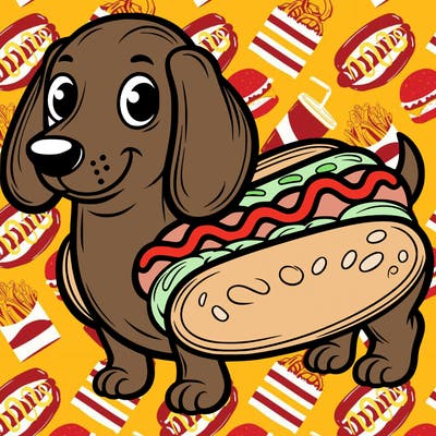 hot dog dachshund