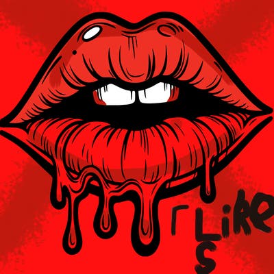 lips that look realistic and drip