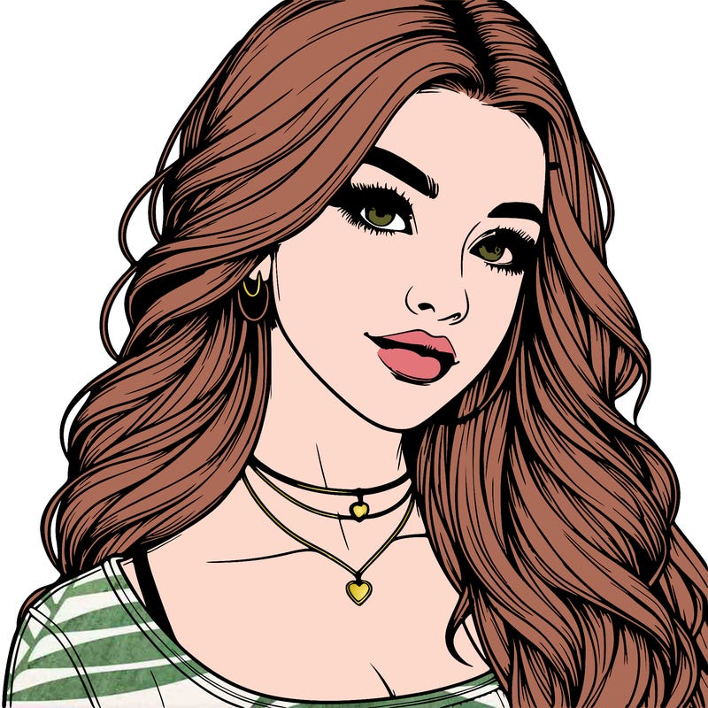 detailed realistic girl