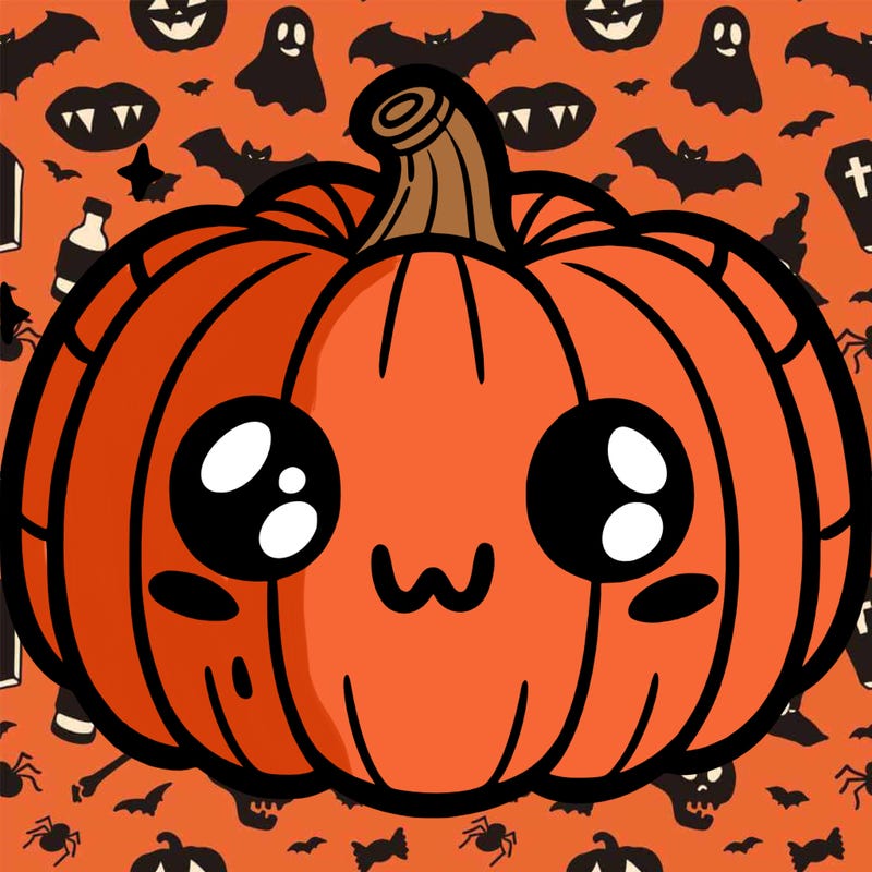 halloween simple pumpkin cute
