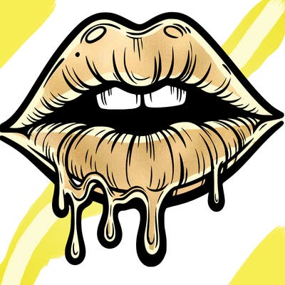 lips that look realistic and drip