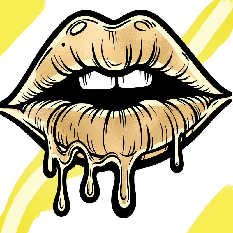 lips that look realistic and drip