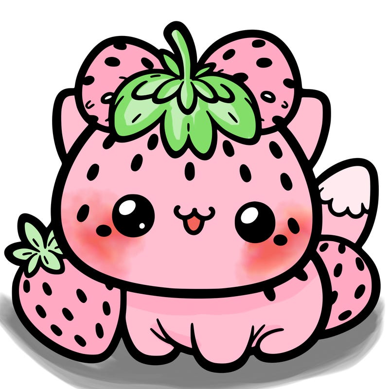 strawberry cat