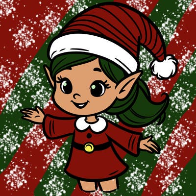 christmas girl hot elf