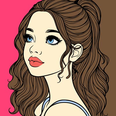 beautiful realistic girl