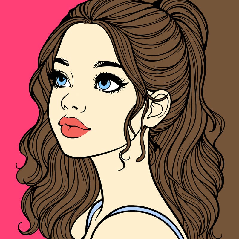 beautiful realistic girl