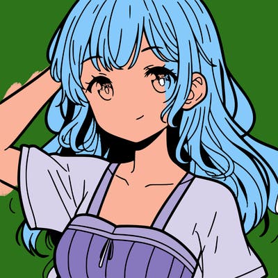an anime girl that's wearing a swimsuit