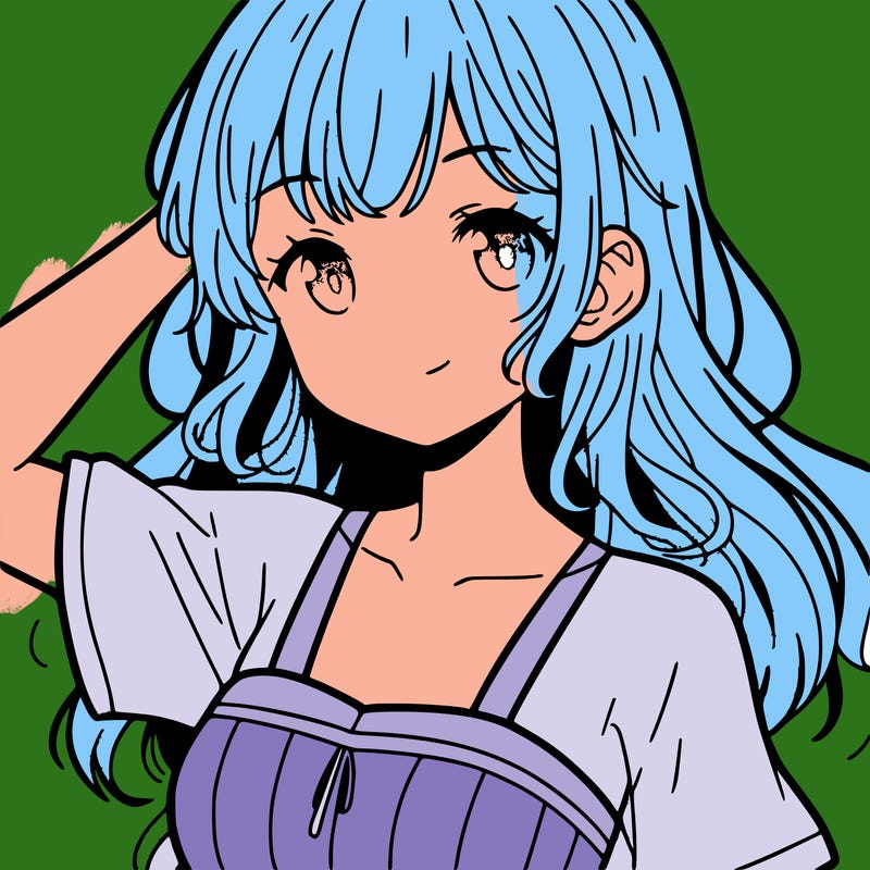 an anime girl that's wearing a swimsuit