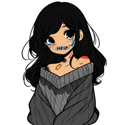 shy pretty girl wearing a sweater that is falling off one shoulder portrait