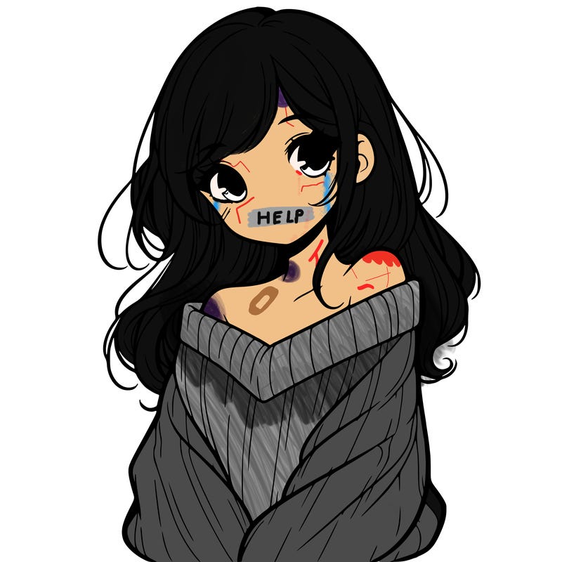 shy pretty girl wearing a sweater that is falling off one shoulder portrait