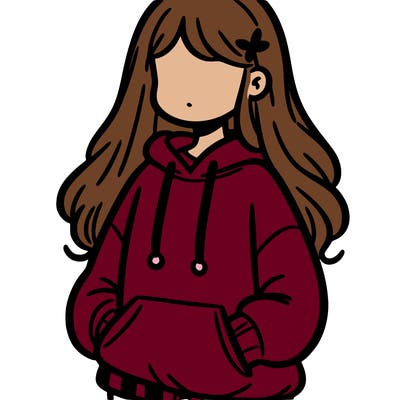 girl in sweatshirt