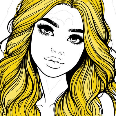 beautiful realistic girl