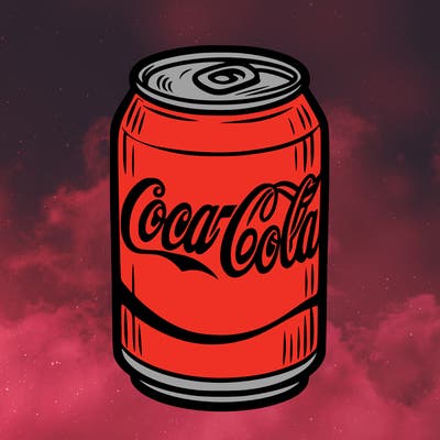 a can of coca-cola