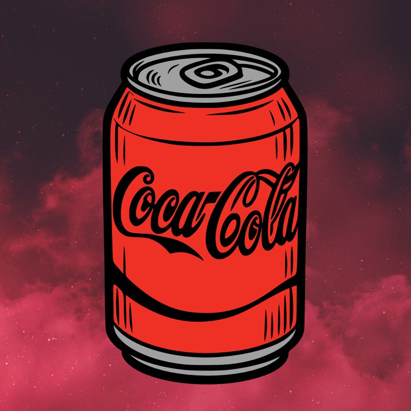 a can of coca-cola
