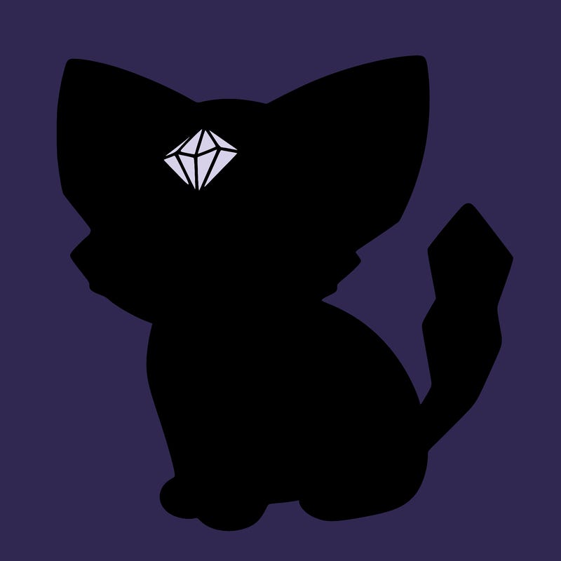 crystal kitten