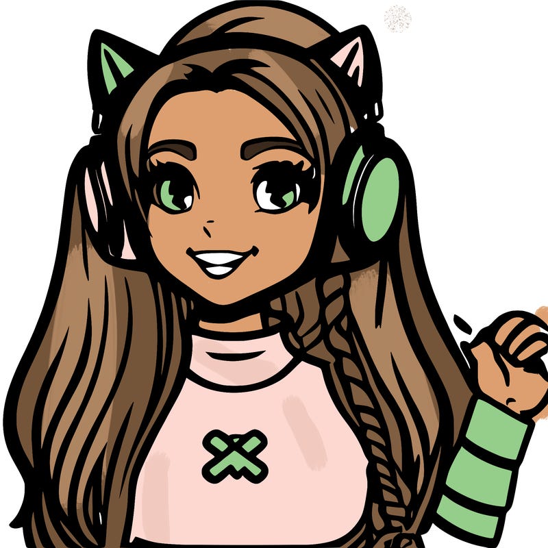 gamer cat girl