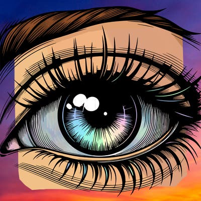 realistic eye