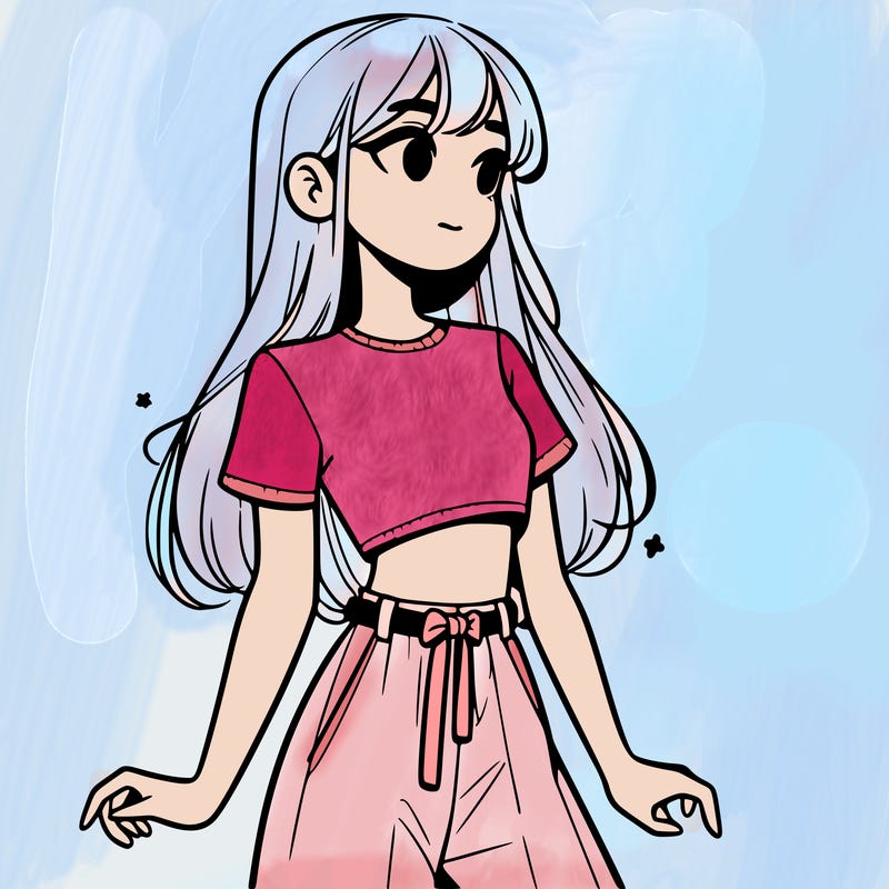 girl in a cute crop top