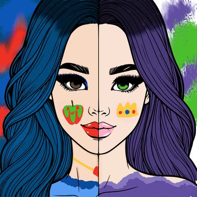 realistic pretty girl