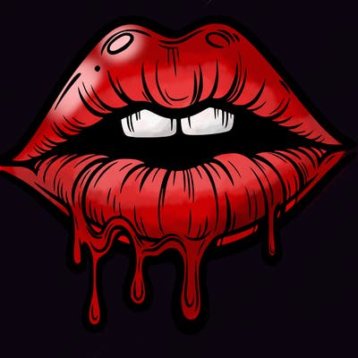 lips that look realistic and drip