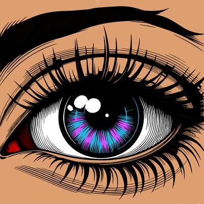 realistic eye