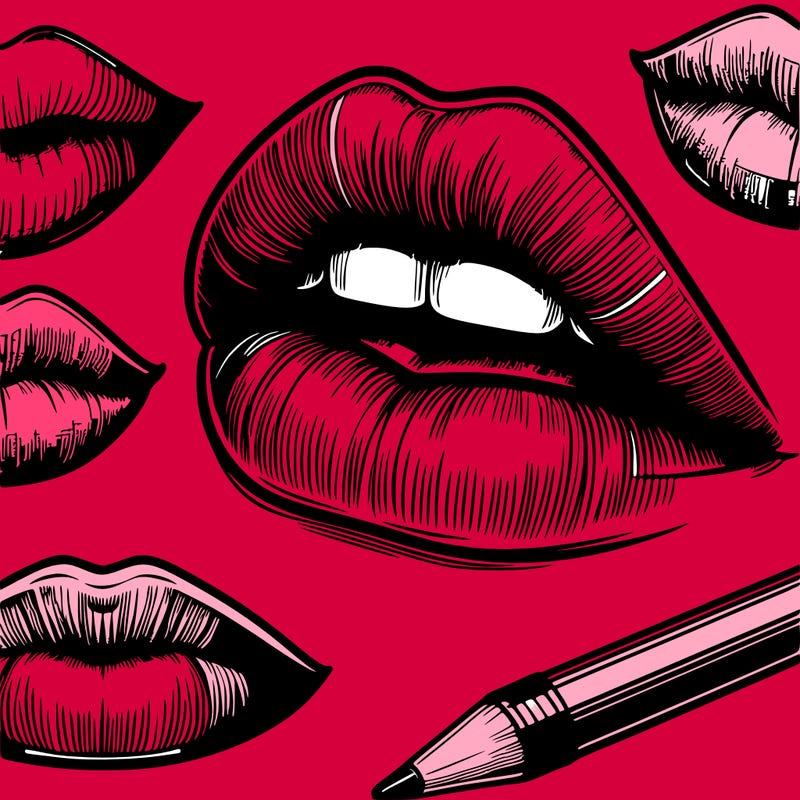 realistic  lips