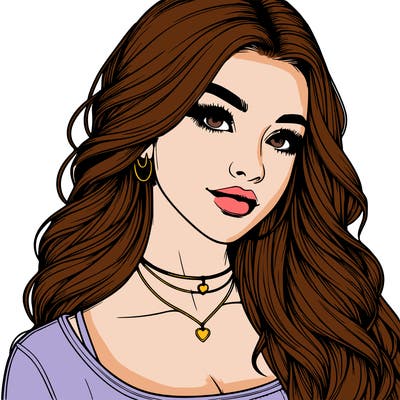 detailed realistic girl