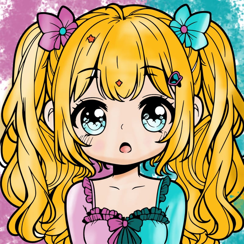 cute sweet anime girl