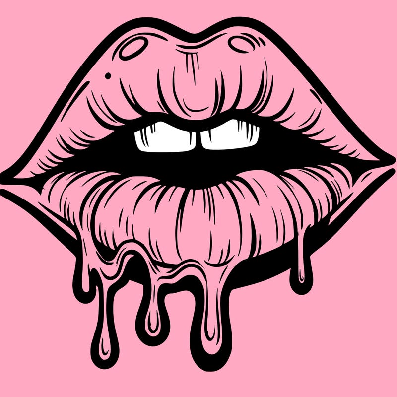 lips that look realistic and drip