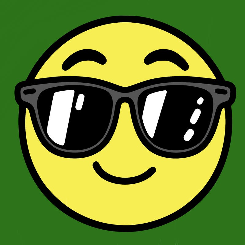 emoji with sunglasses