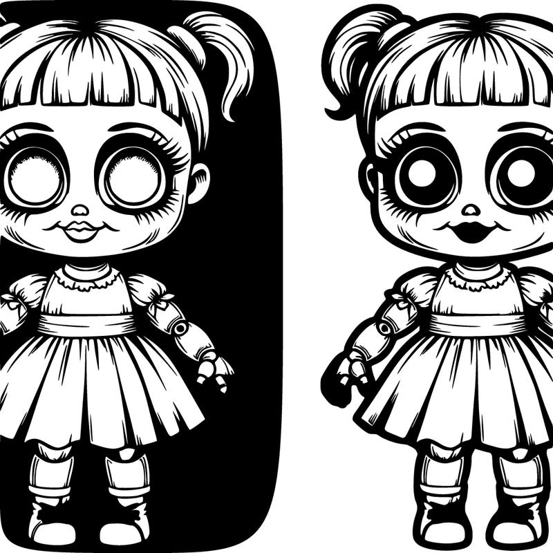 creepy doll
