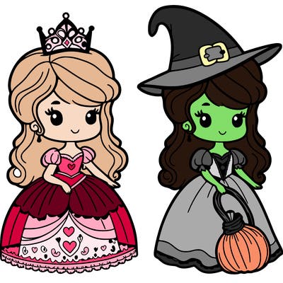 princess as a witch